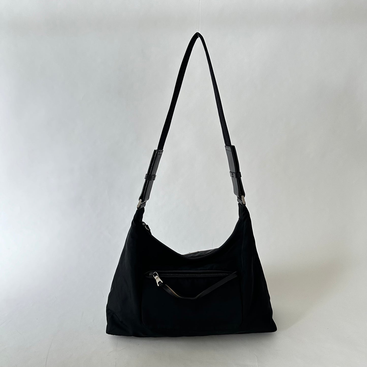 Prada Black Nylon Shoulder Bag