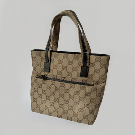 Gucci Brown Monogram Canvas Mini Shoulder Bag