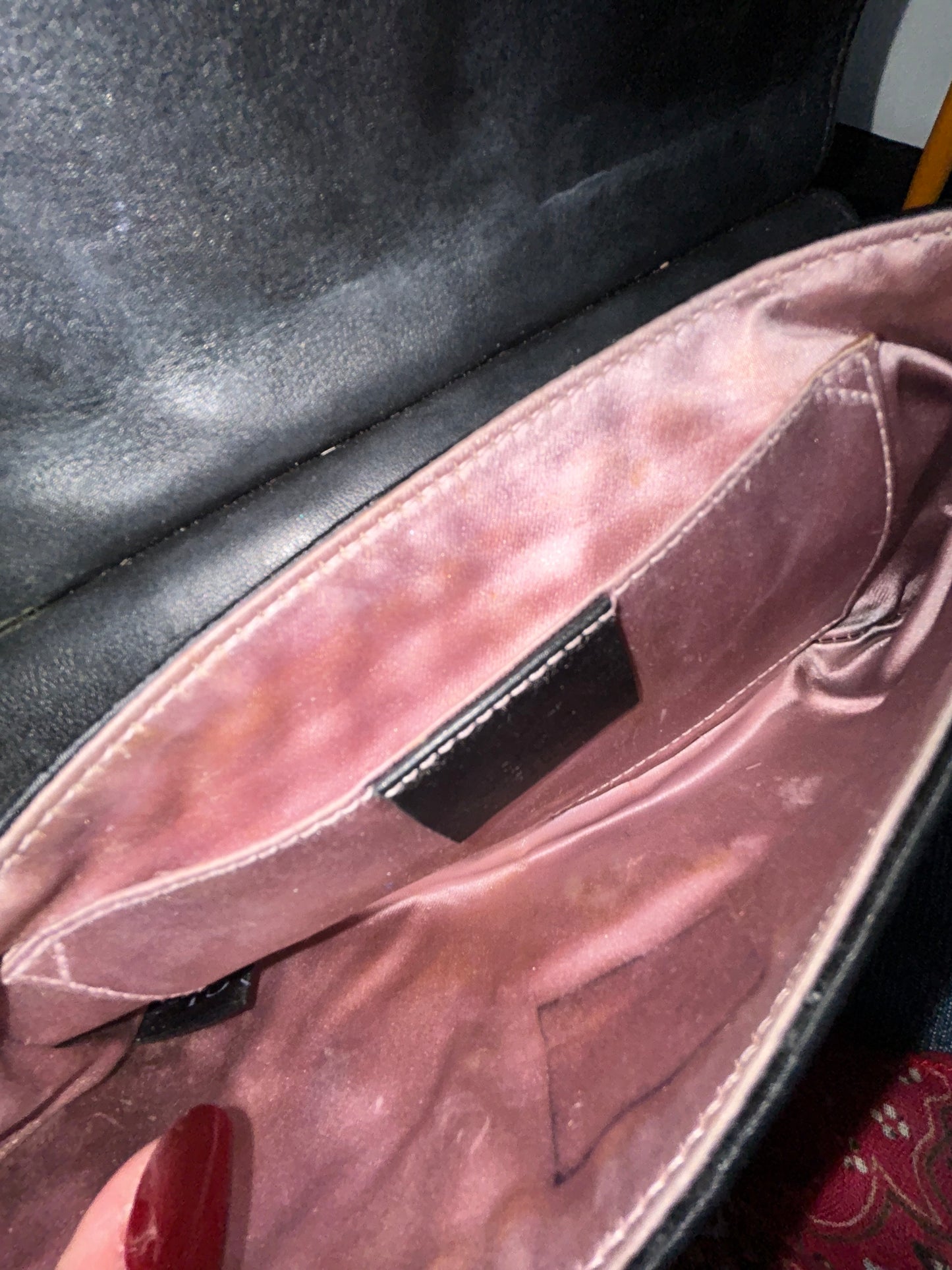 Gucci Python Black Evening Shoulder Bag