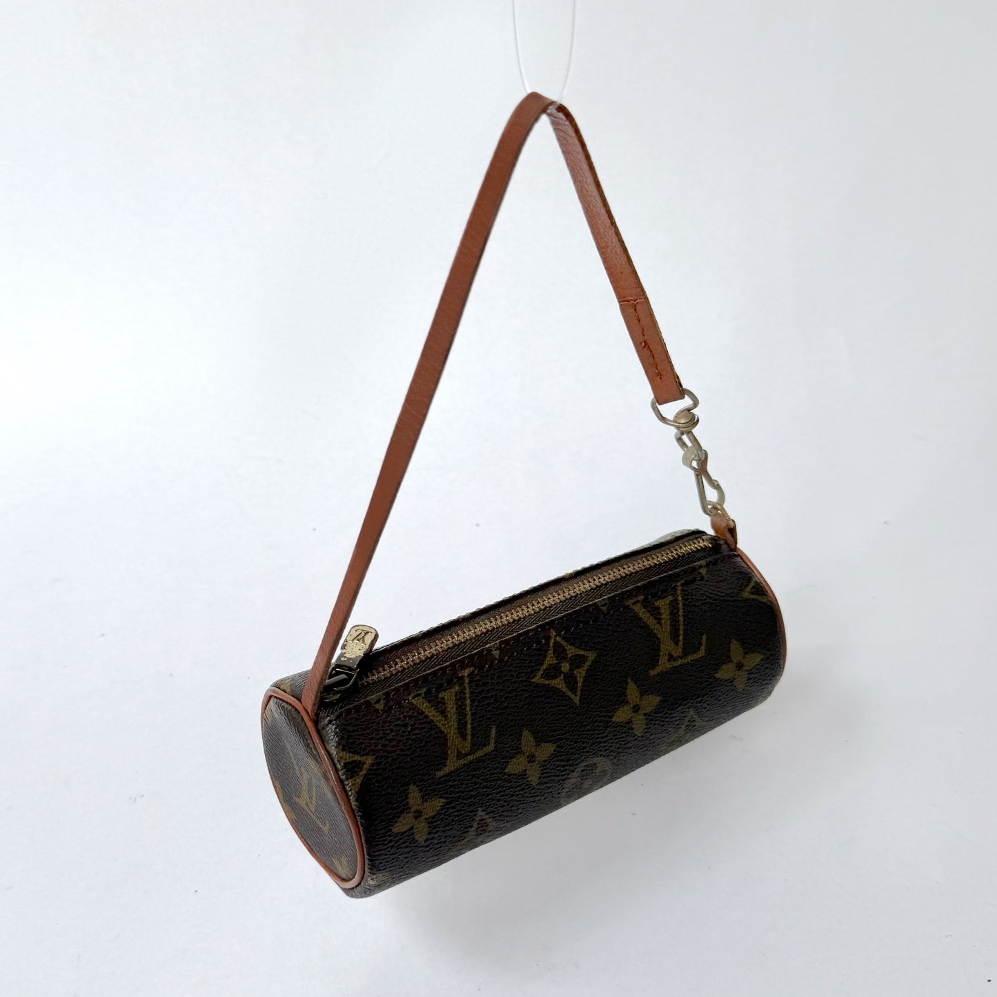 Louis Vuitton Brown Classic Monogram Mini Papillon Pochette