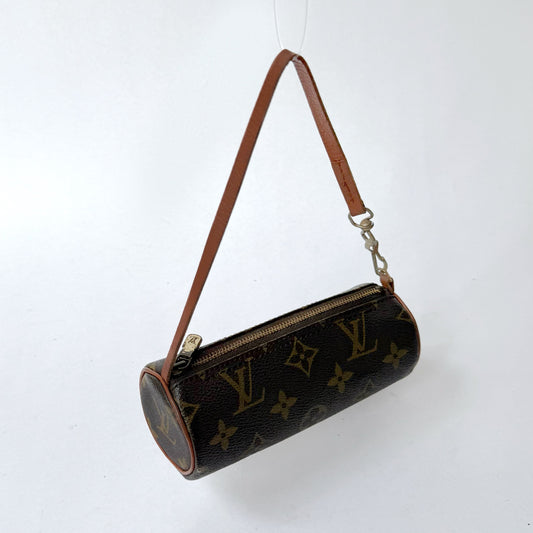 Louis Vuitton Brown Classic Monogram Mini Papillon Pochette