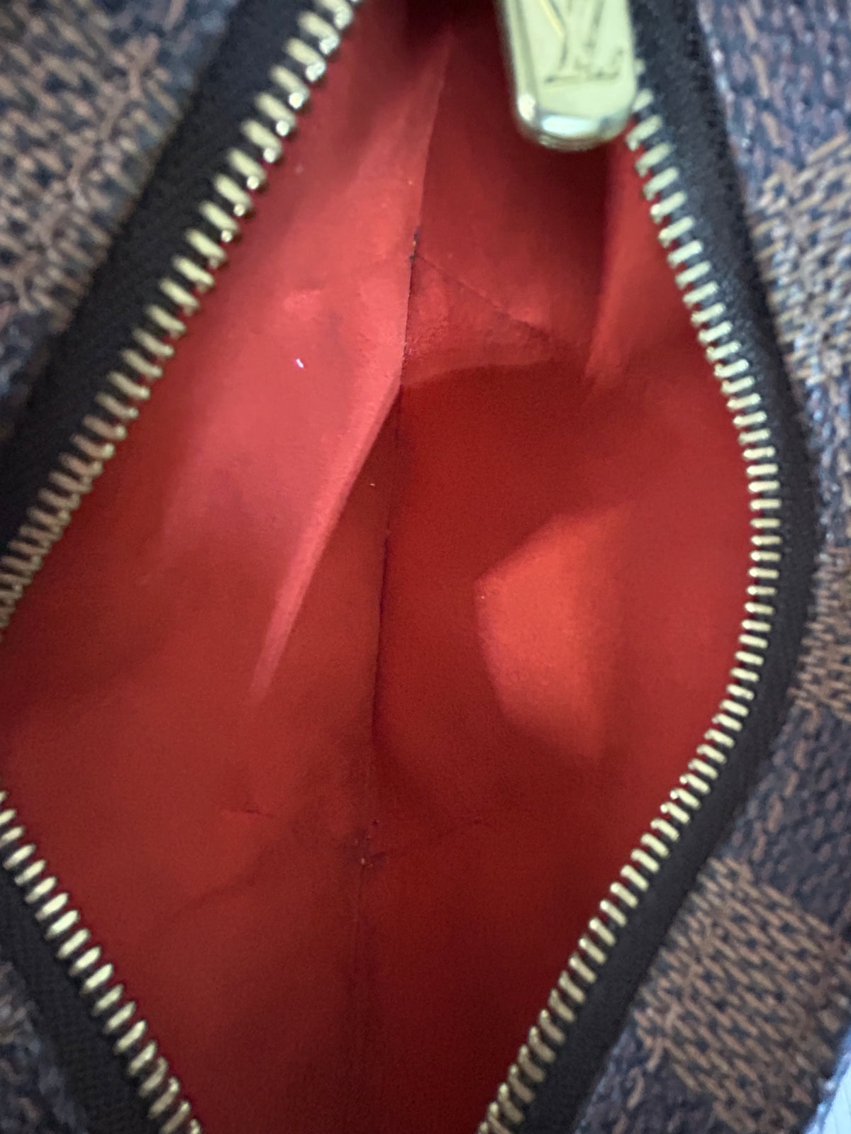 Louis Vuitton Brown Damier Ebene Manosque GM Mini Bag