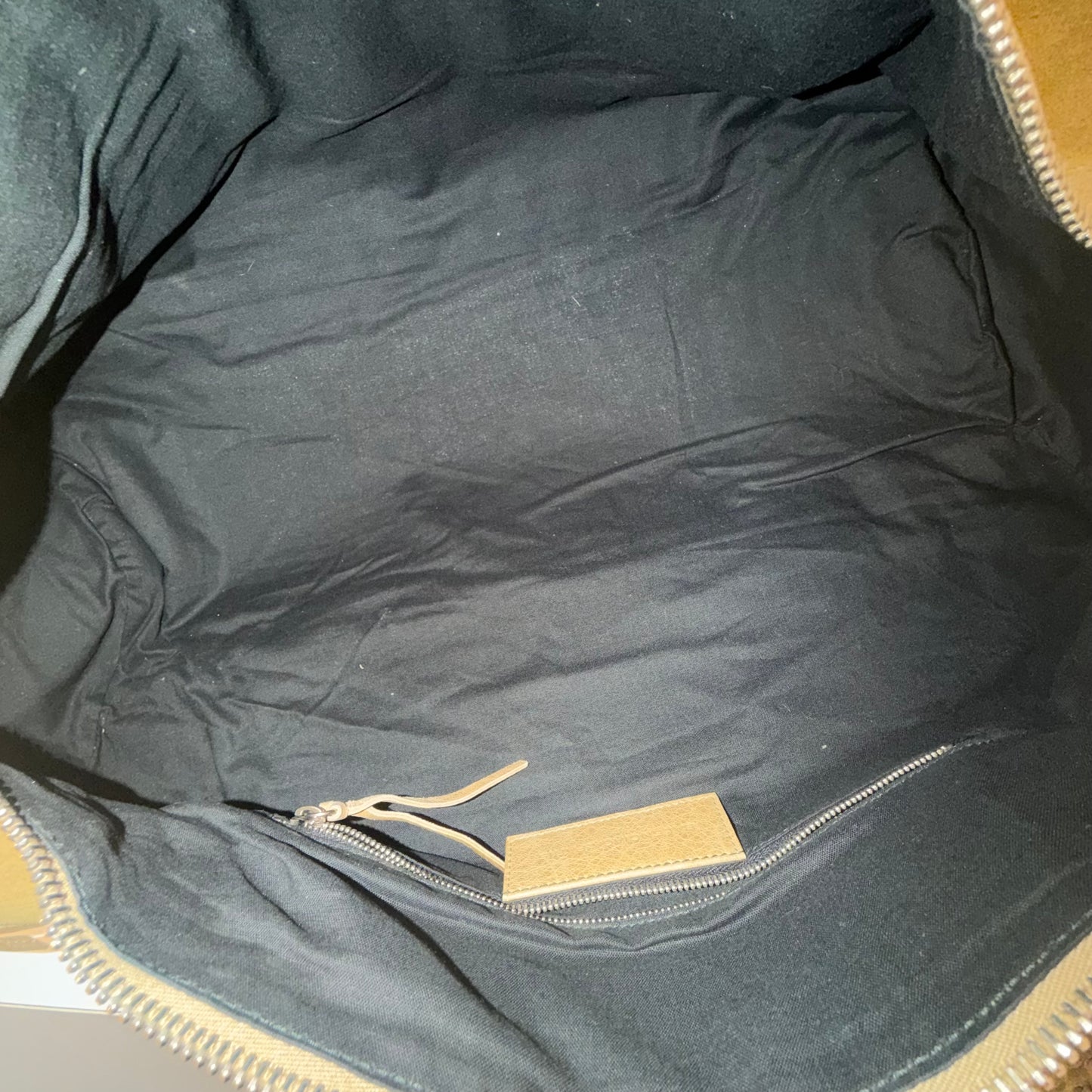 RARE Balenciaga Brown Suede Motorcycle Duffle Bag