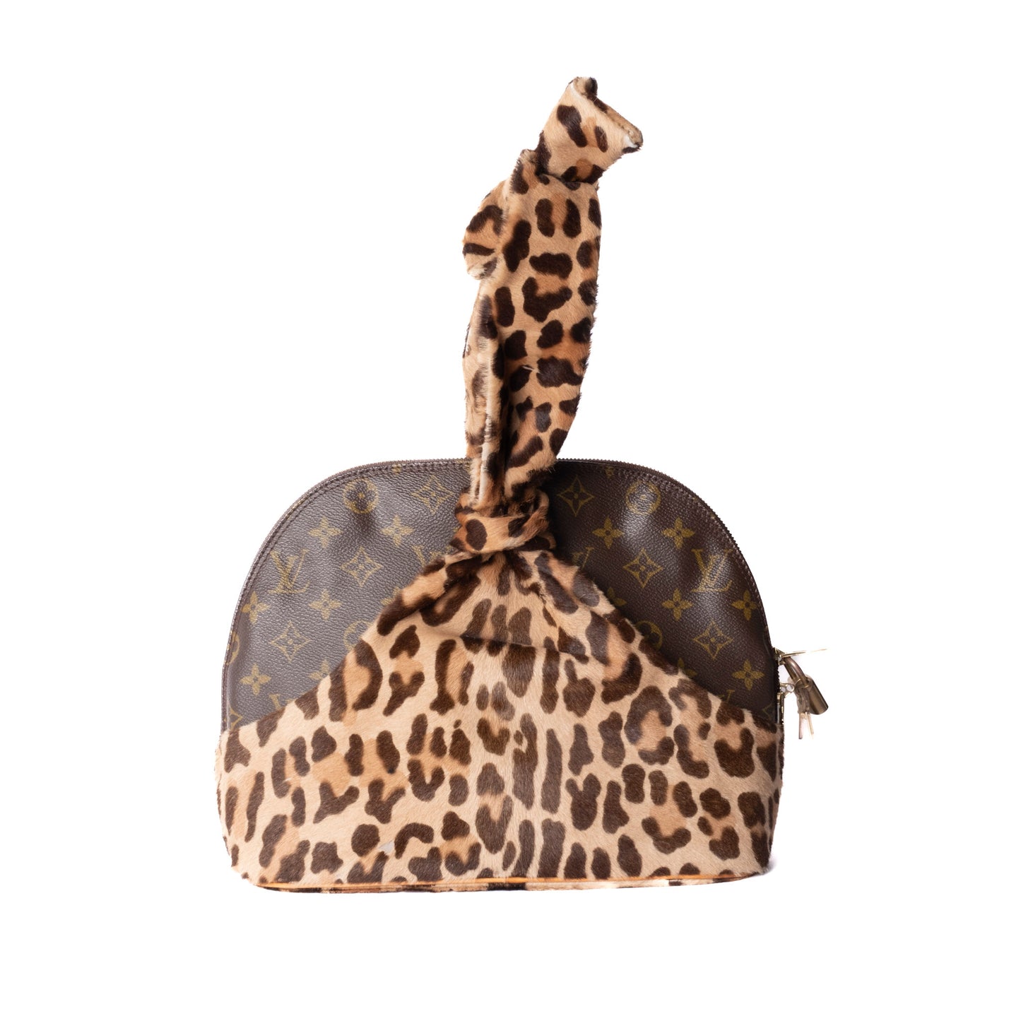 Louis Vuitton x Alaïa Monogram Leopard Ponyhair Alma Bag