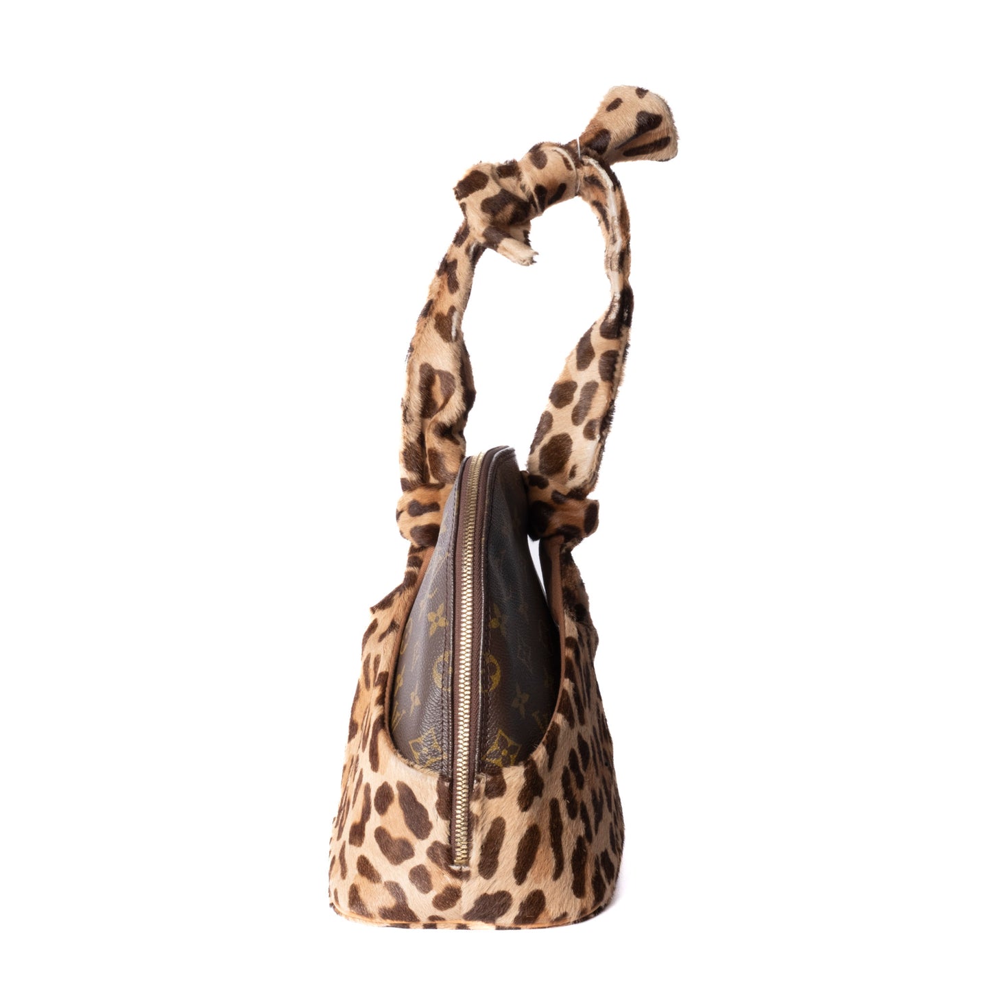 Louis Vuitton x Alaïa Monogram Leopard Ponyhair Alma Bag