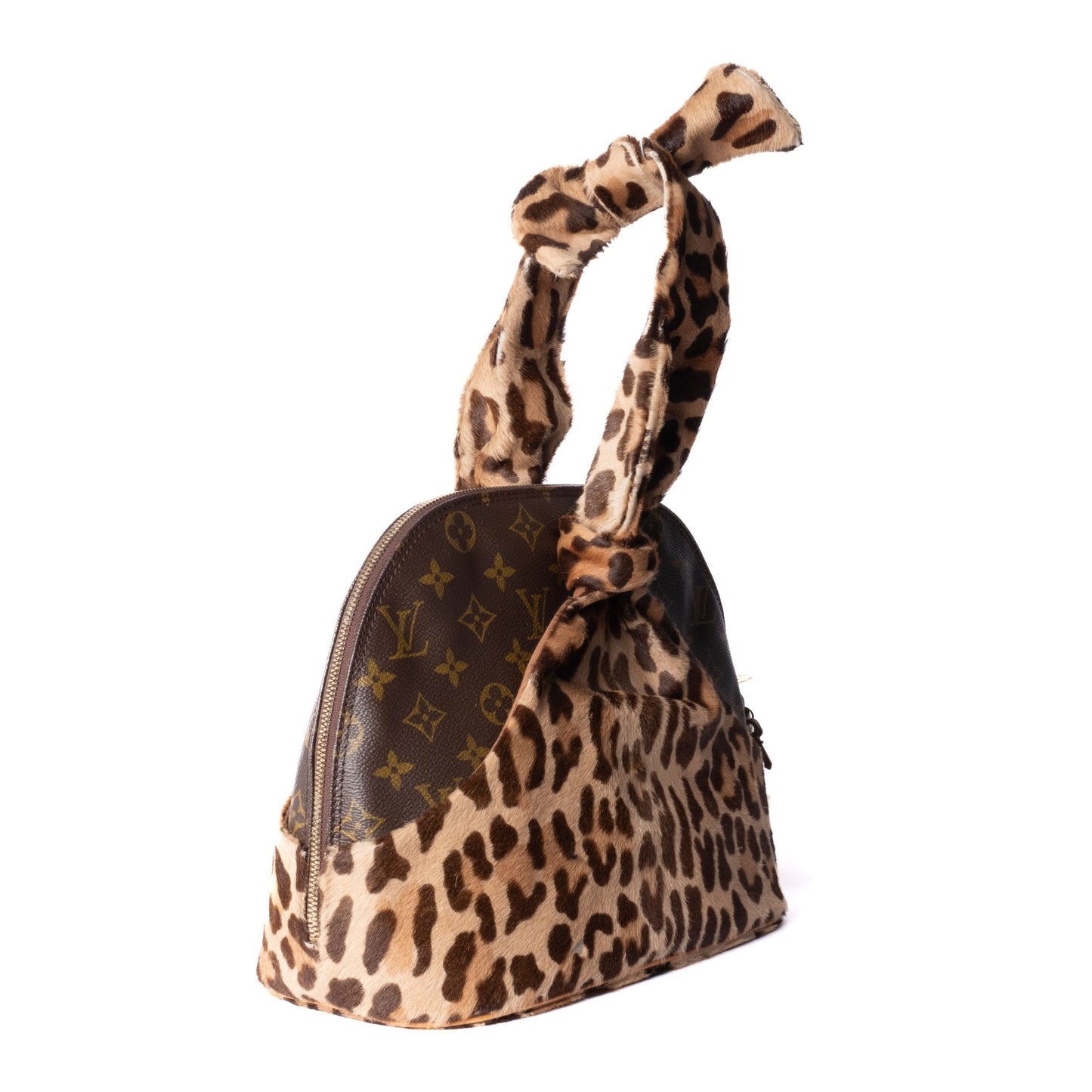 Louis Vuitton x Alaïa Monogram Leopard Ponyhair Alma Bag