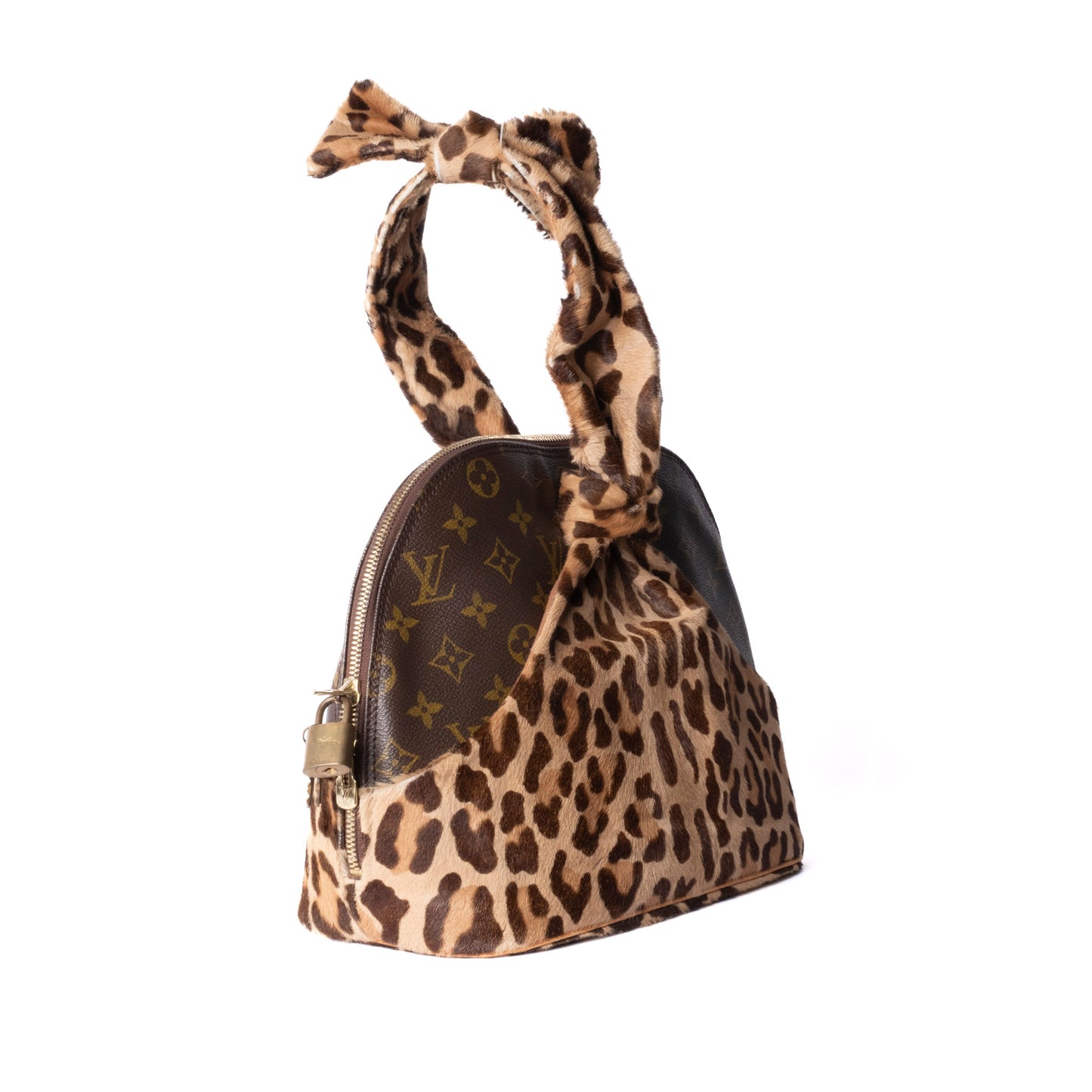 Louis Vuitton x Alaïa Monogram Leopard Ponyhair Alma Bag
