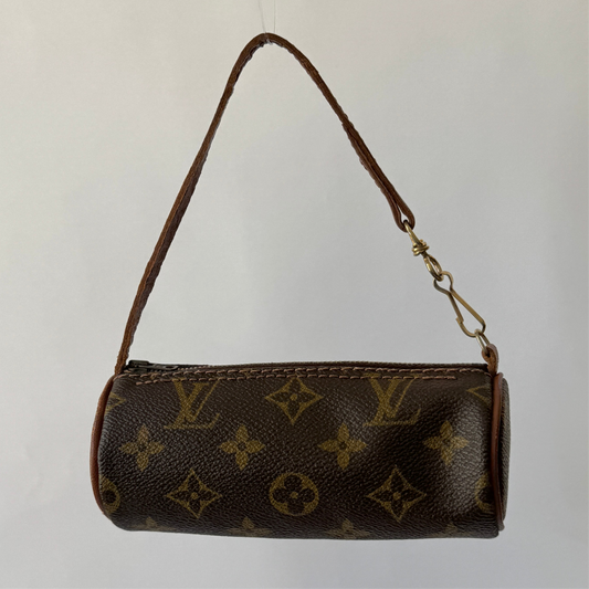 Louis Vuitton Brown Classic Monogram Mini Papillon Pochette