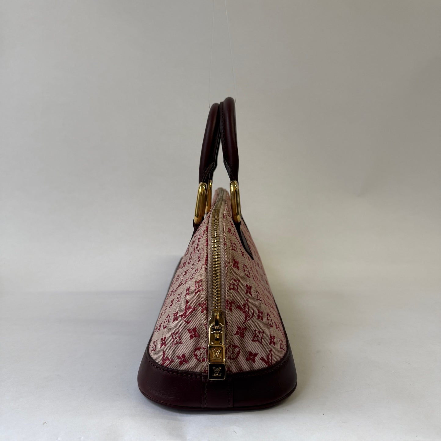 Louis Vuitton Red Monogram E/W Alma Minilin Monogram