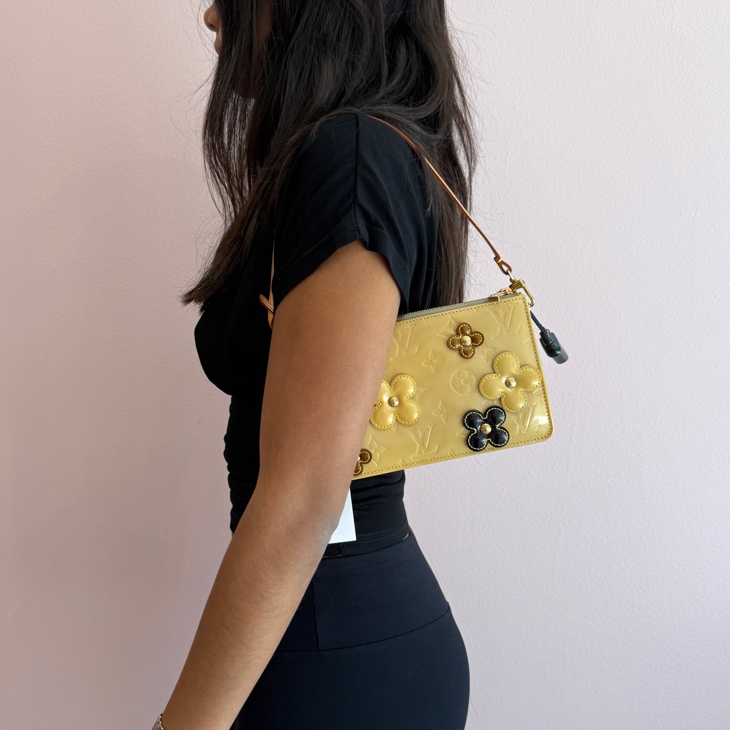 Louis Vuitton Beige Monogram Flower Lexington Pochette