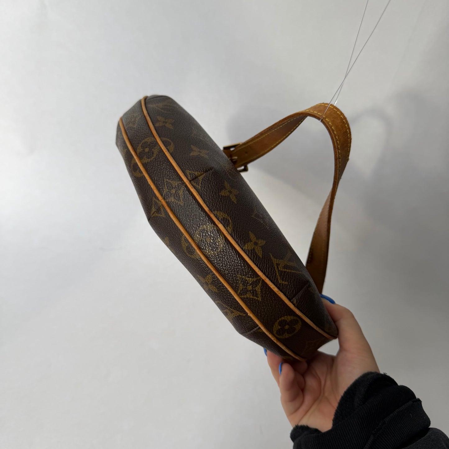 Louis Vuitton Brown Canvas Monogram Croissant PM Shoulder Bag