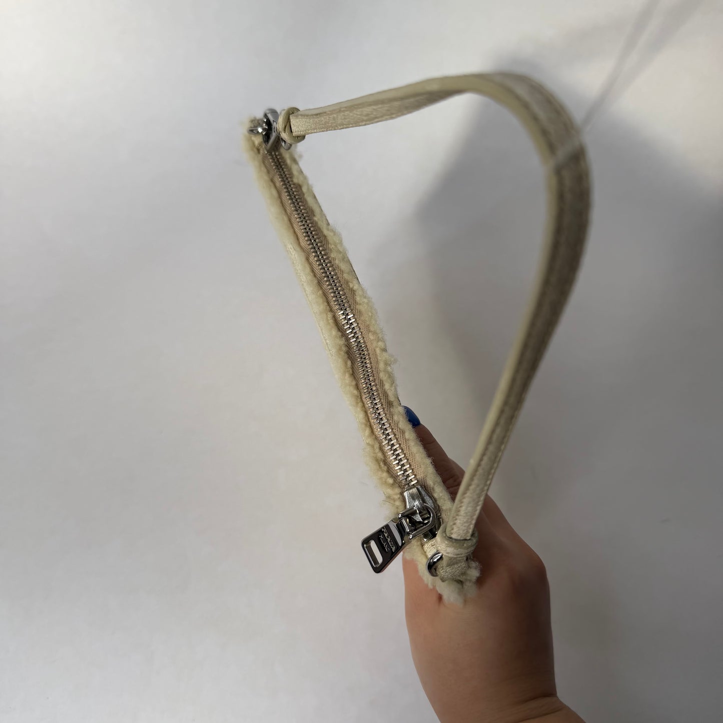 Prada Shearling Mini Pochette