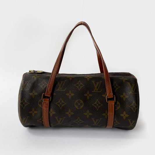 Louis Vuitton Brown Monogram Papillon 26 Barrel Bag