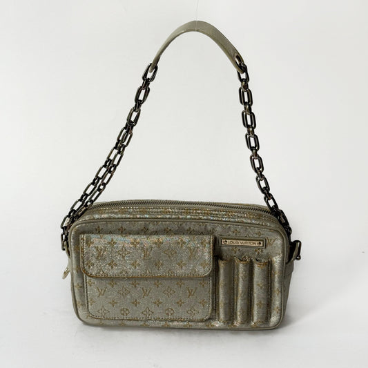 Louis Vuitton Silver Monogram McKenna Shoulder Bag