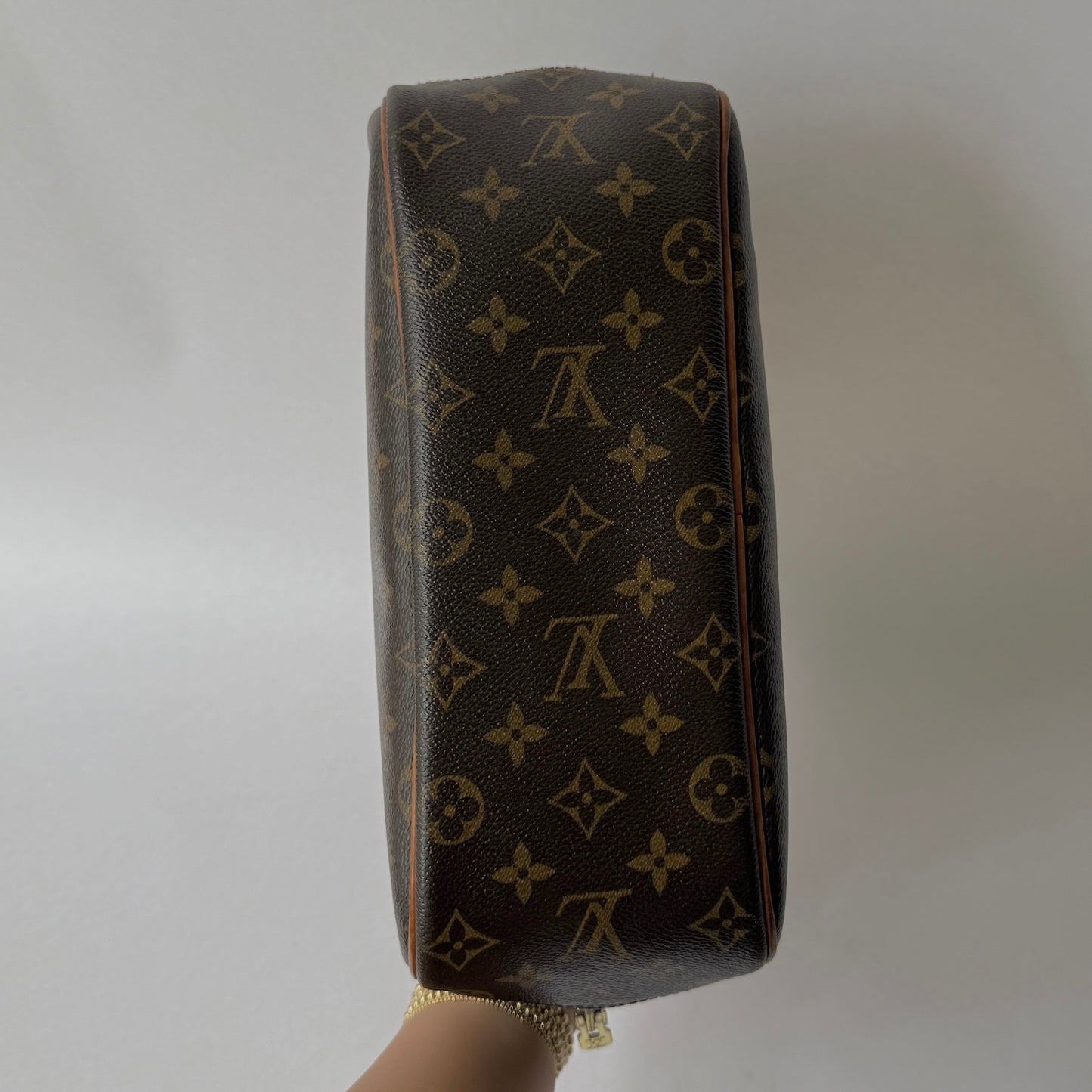 Louis Vuitton Brown Monogram Trouville Top Handle Bag