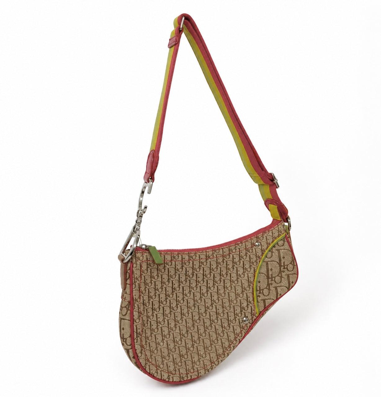 Christian Dior Rasta Saddle Crossbody Bag