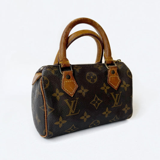Louis Vuitton Classic Brown Monogram Nano Mini Speedy