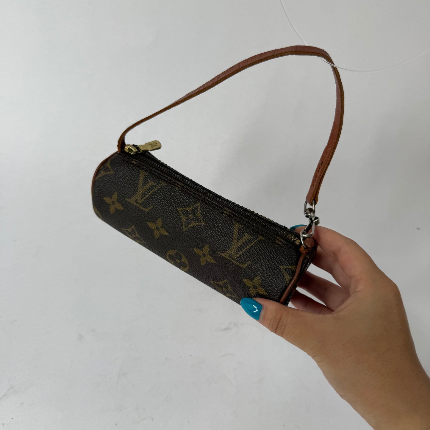 Louis Vuitton Brown Classic Monogram Mini Papillon Pochette
