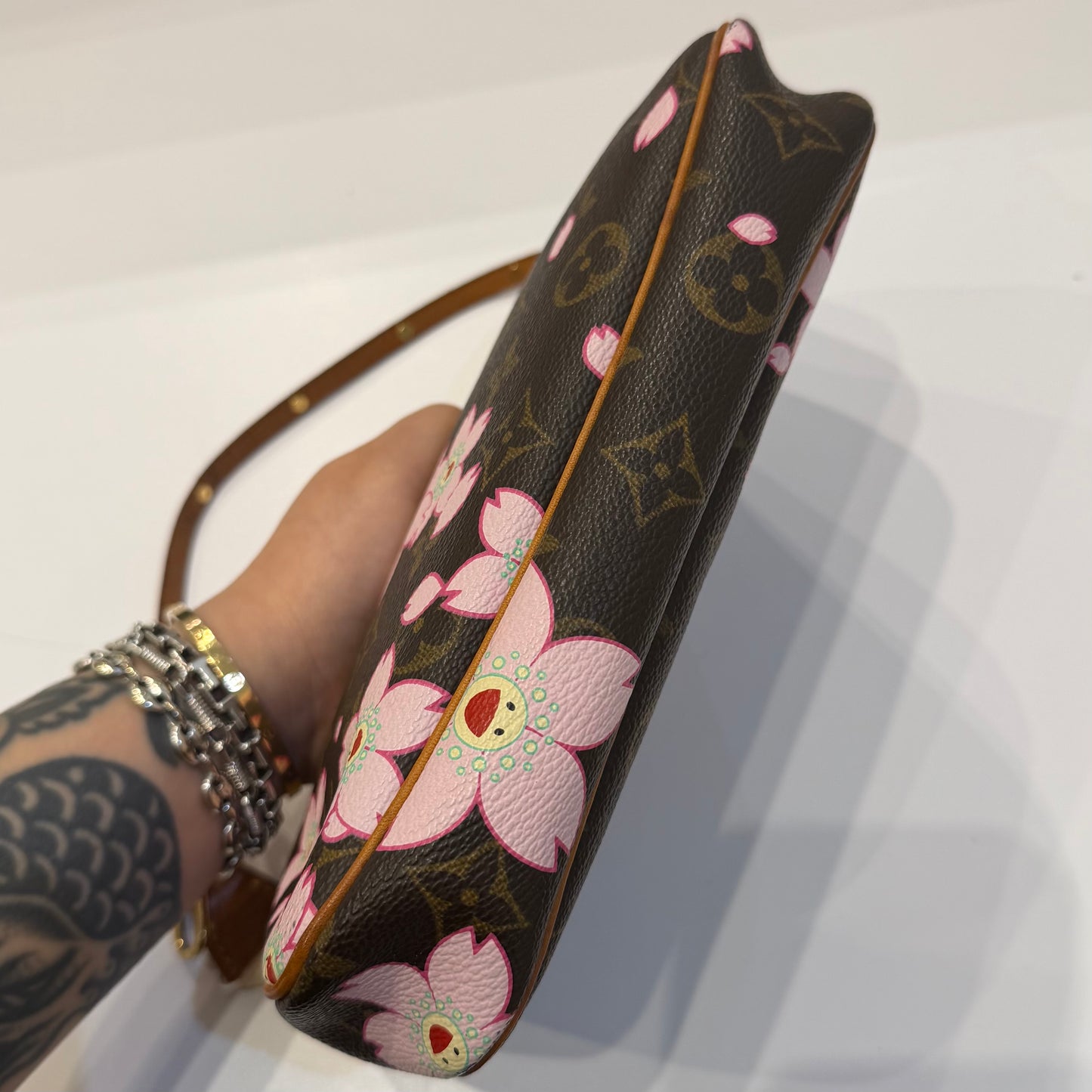Louis Vuitton x Murakami Cherry Blossom Brown Pochette