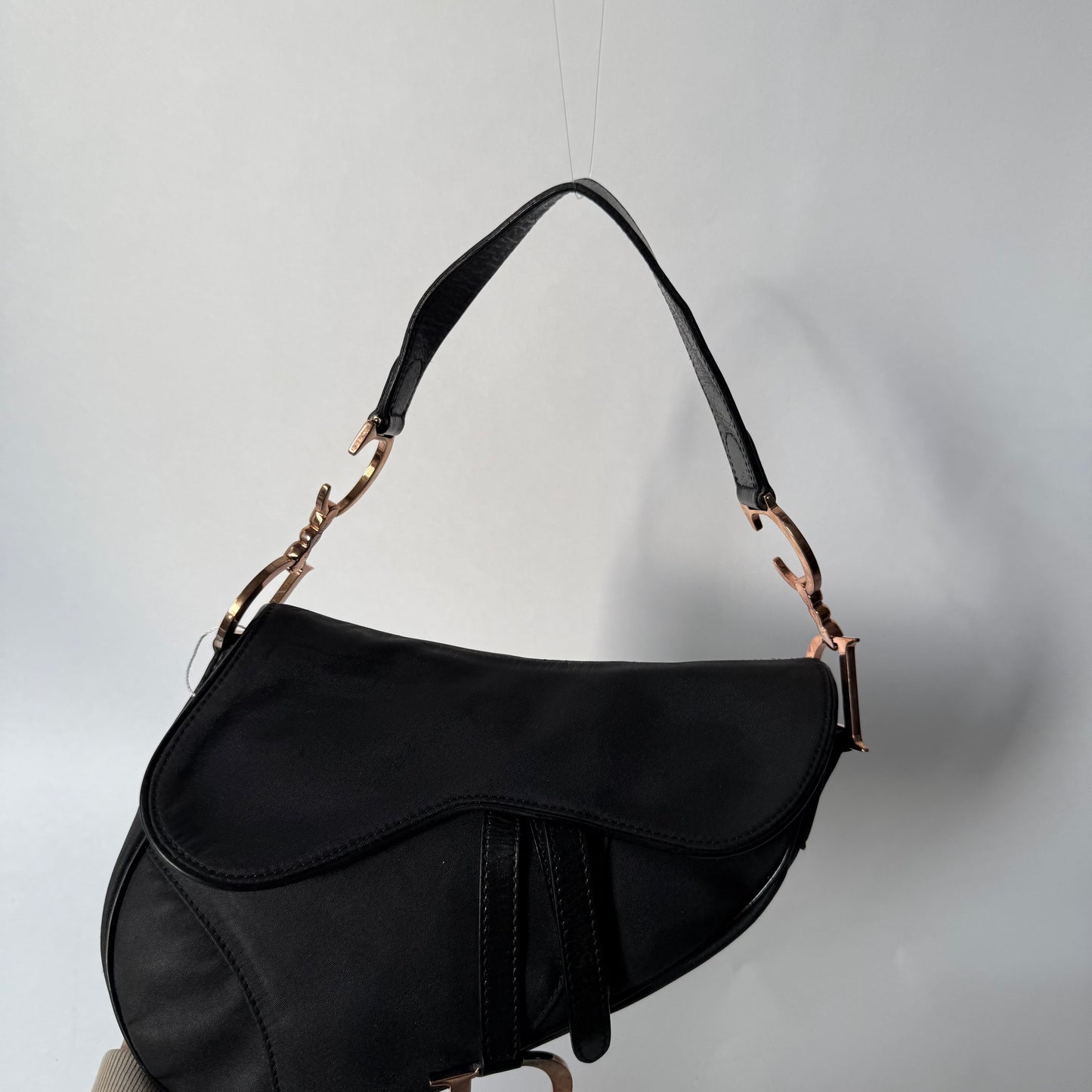 Christian Dior Limited Edition Rose Gold Hardware Saddle Bag