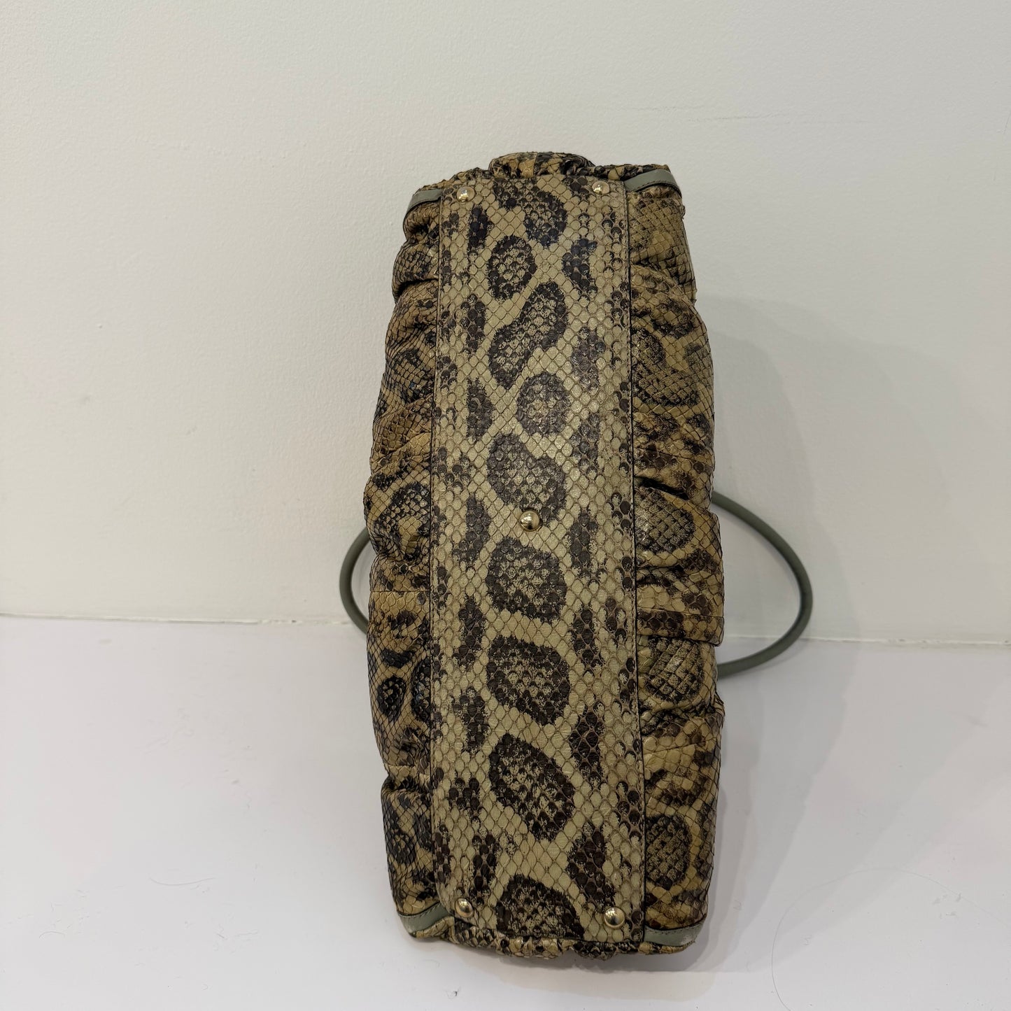 Gucci Python Leather Abbey D-Ring Hobo Bag