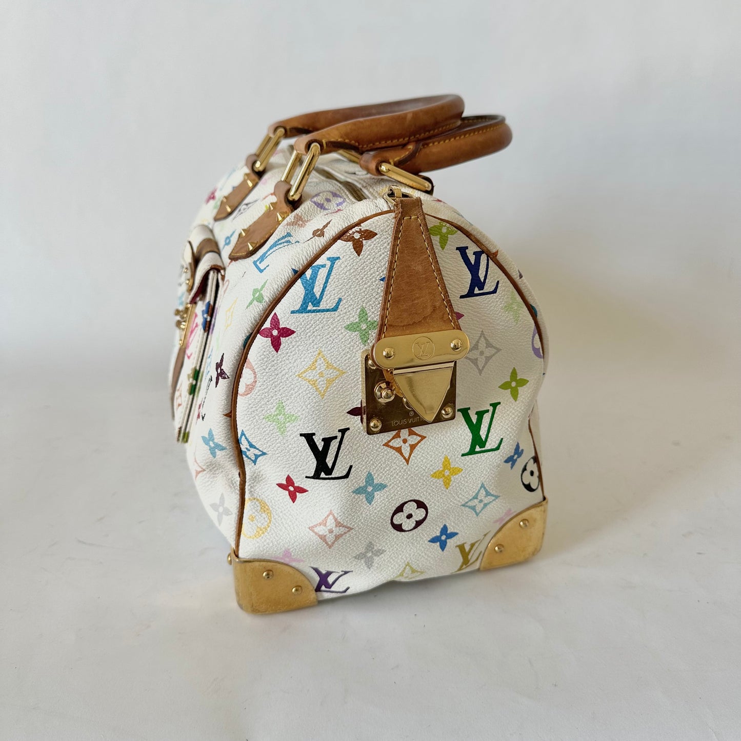 Louis Vuitton Murakami White Multicolor Speedy 30