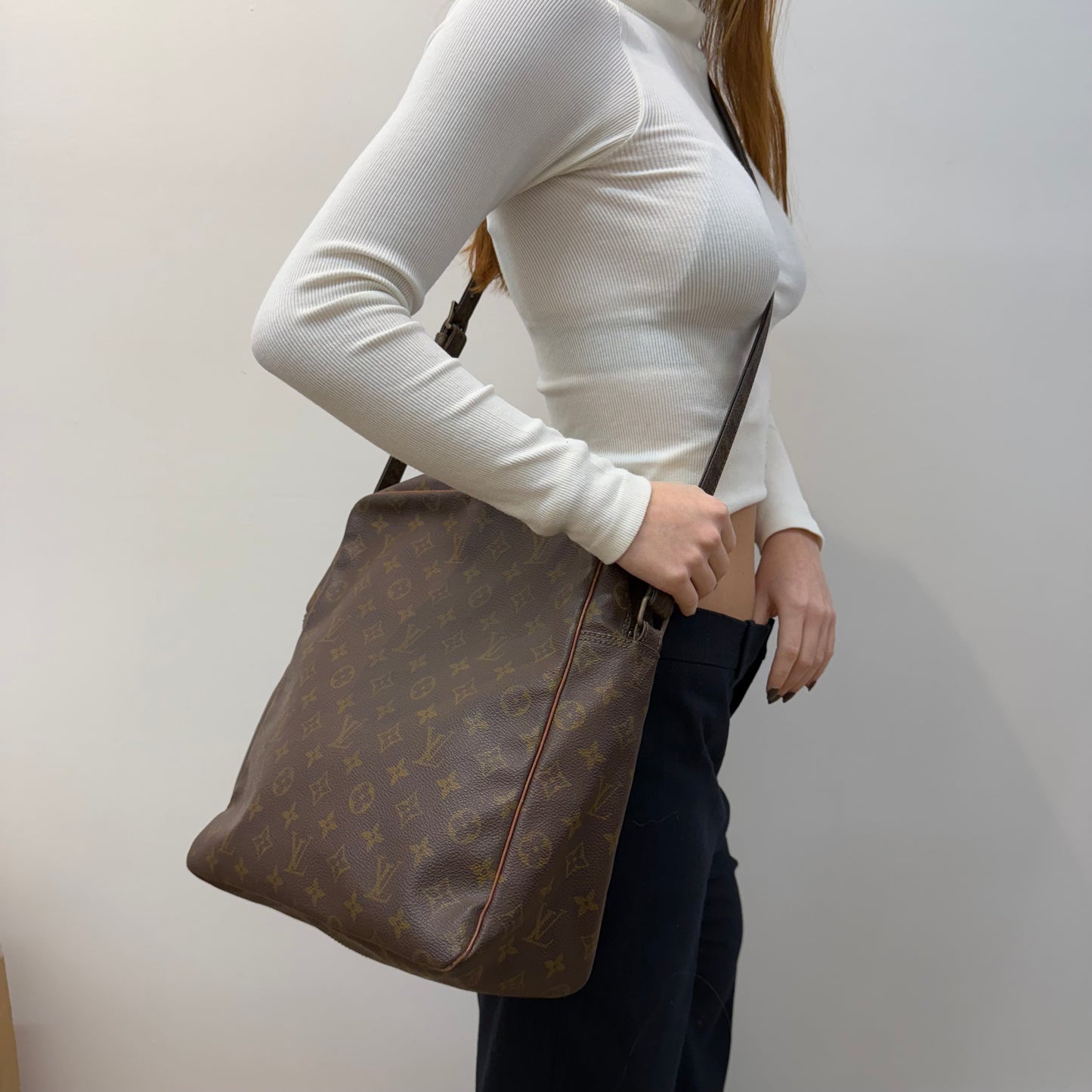 Louis Vuitton Brown Monogram Large Marceau Crossbody