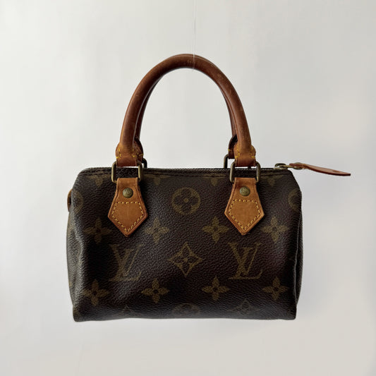 Louis Vuitton Classic Brown Monogram Nano Mini Speedy