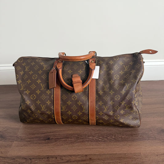 Louis Vuitton Vintage Keepall 45 Travel Duffle Bag