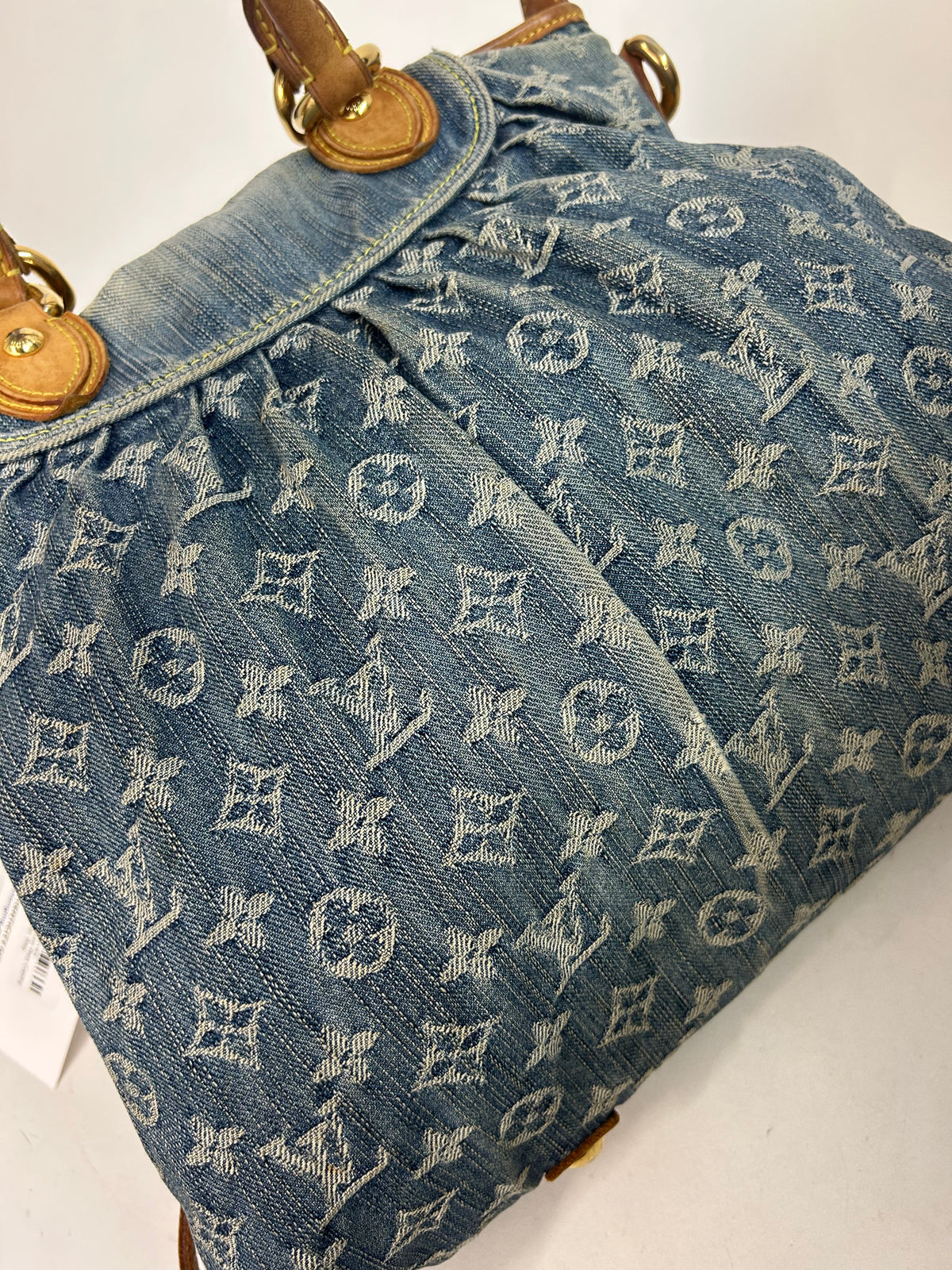 Louis Vuitton Blue Denim Neo Cabby GM Shoulder Bag