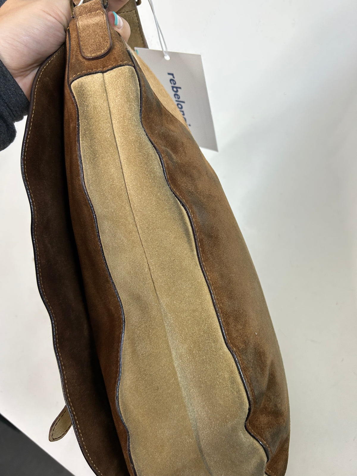 RARE Christian Dior Mixed Media Ponyhair Western Jumbo Crossbody Saddle Bag