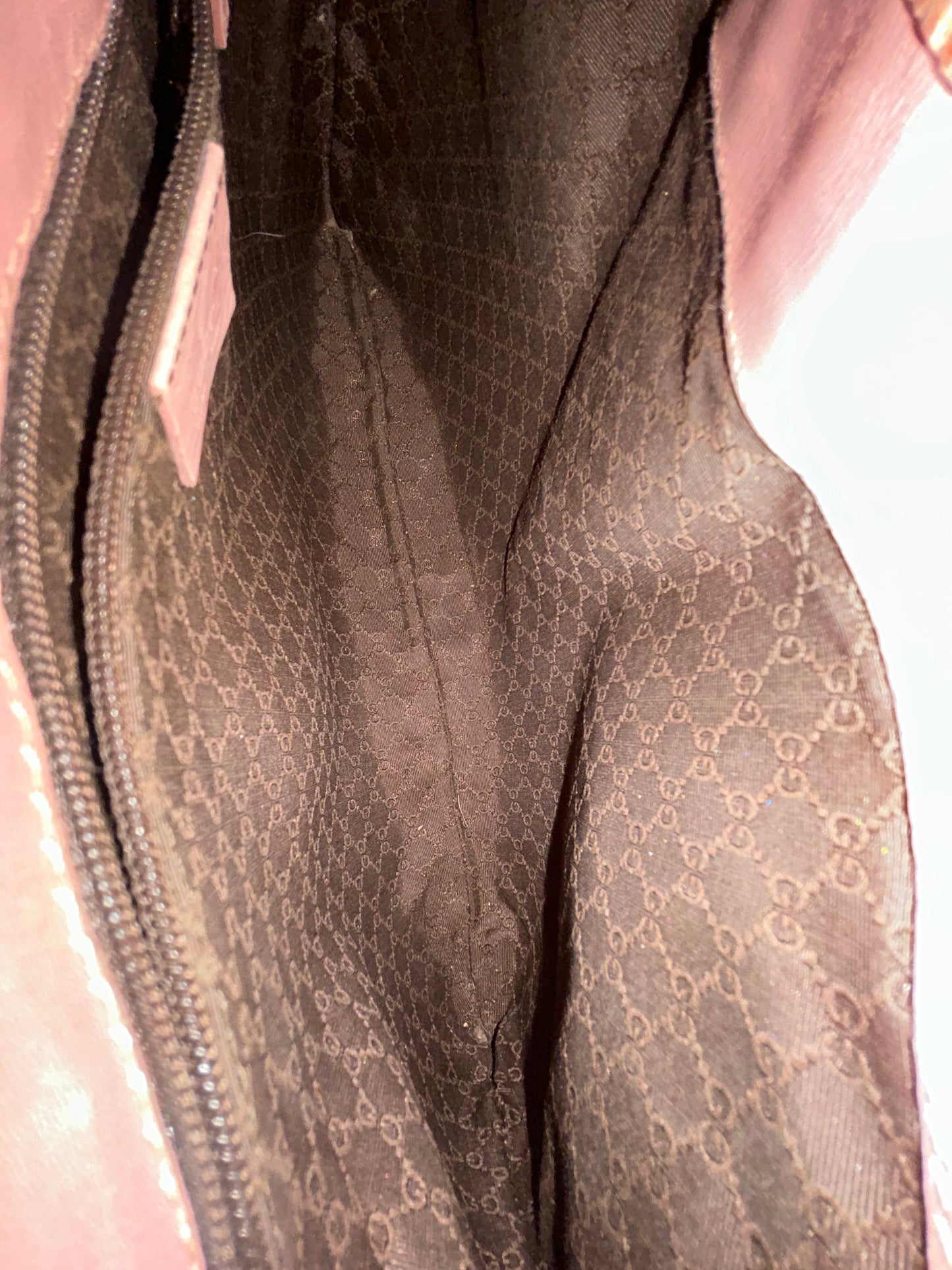 Gucci Lizard Beige Shoulder Bag