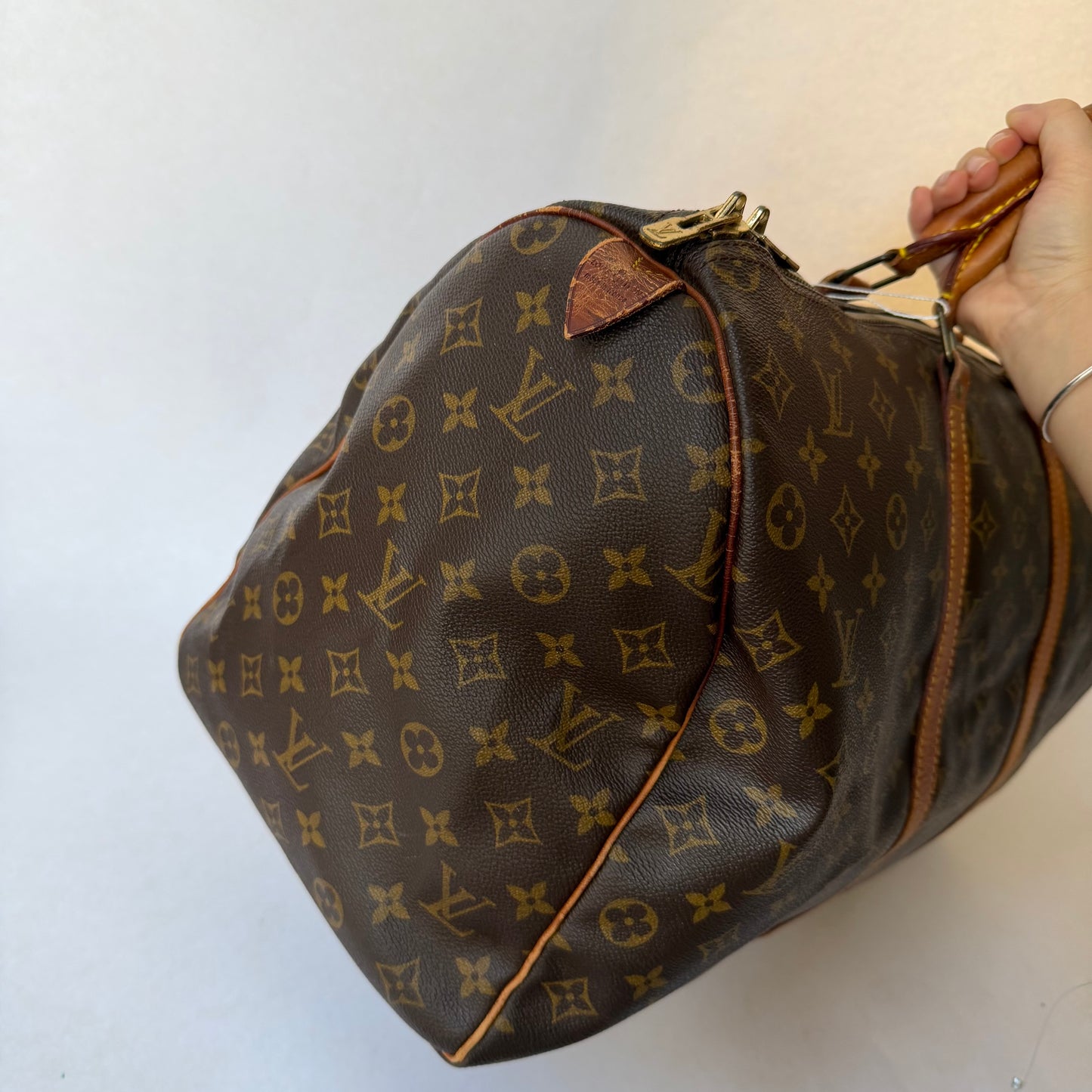 Louis Vuitton Brown Monogram Canvas Keepall 50
