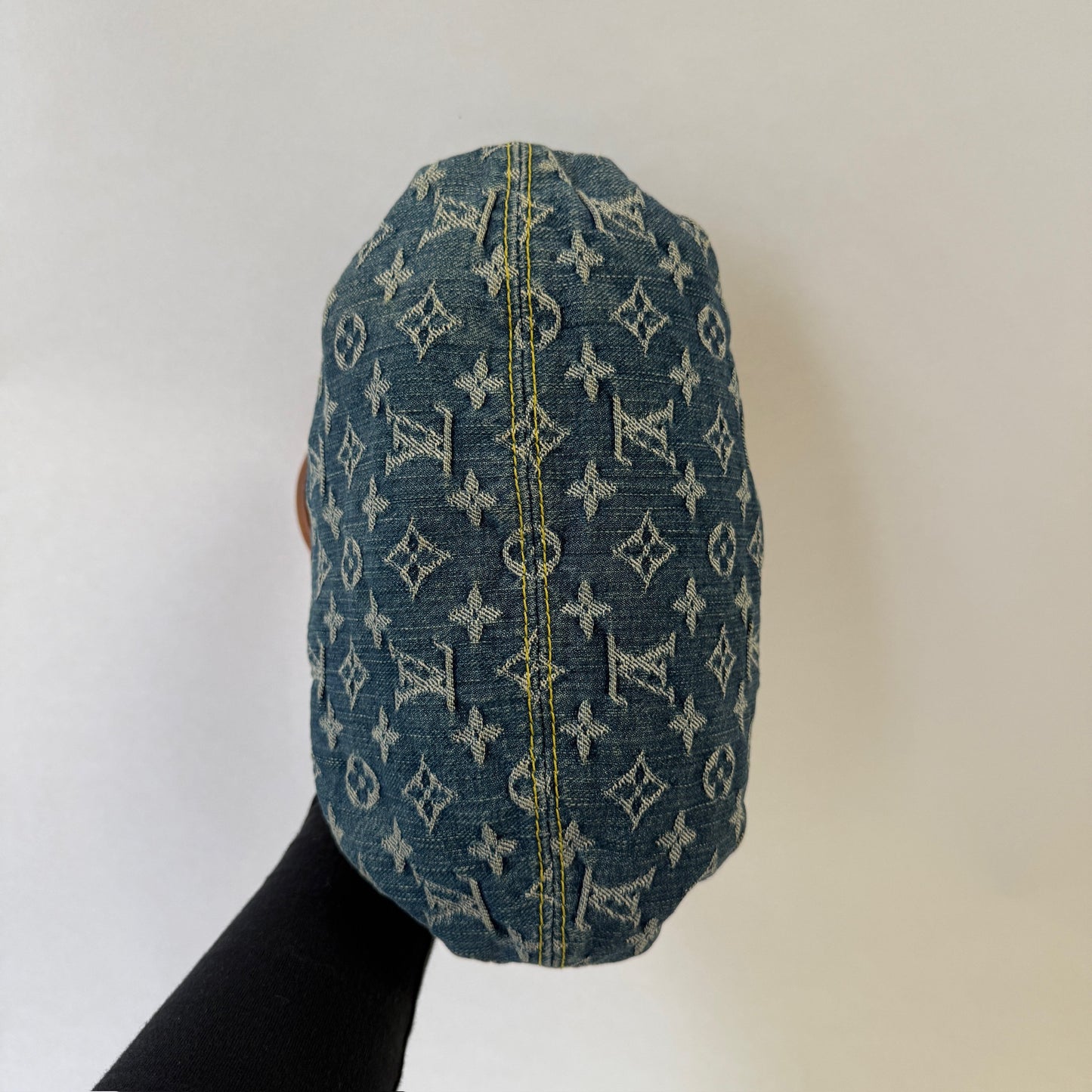 Louis Vuitton Denim Monogram Mini Pleaty Shoulder Bag