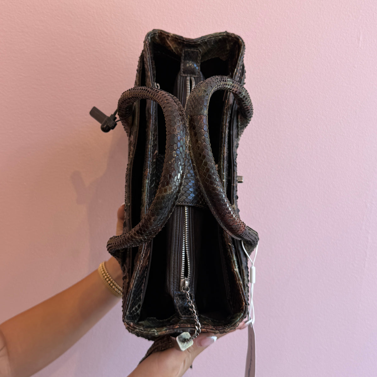 Chanel Python Cerf Tote Bag