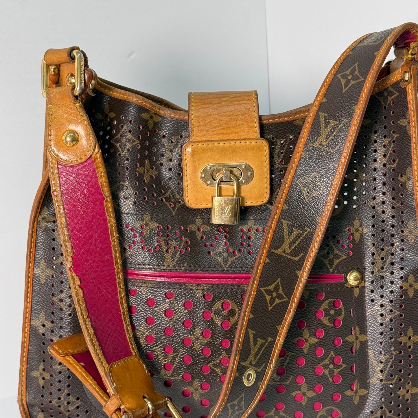 Louis Vuitton Ltd Edition Perforated Musette Crossbody Bag