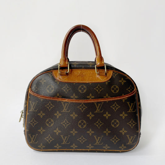 Louis Vuitton Brown Monogram Trouville Top Handle Bag