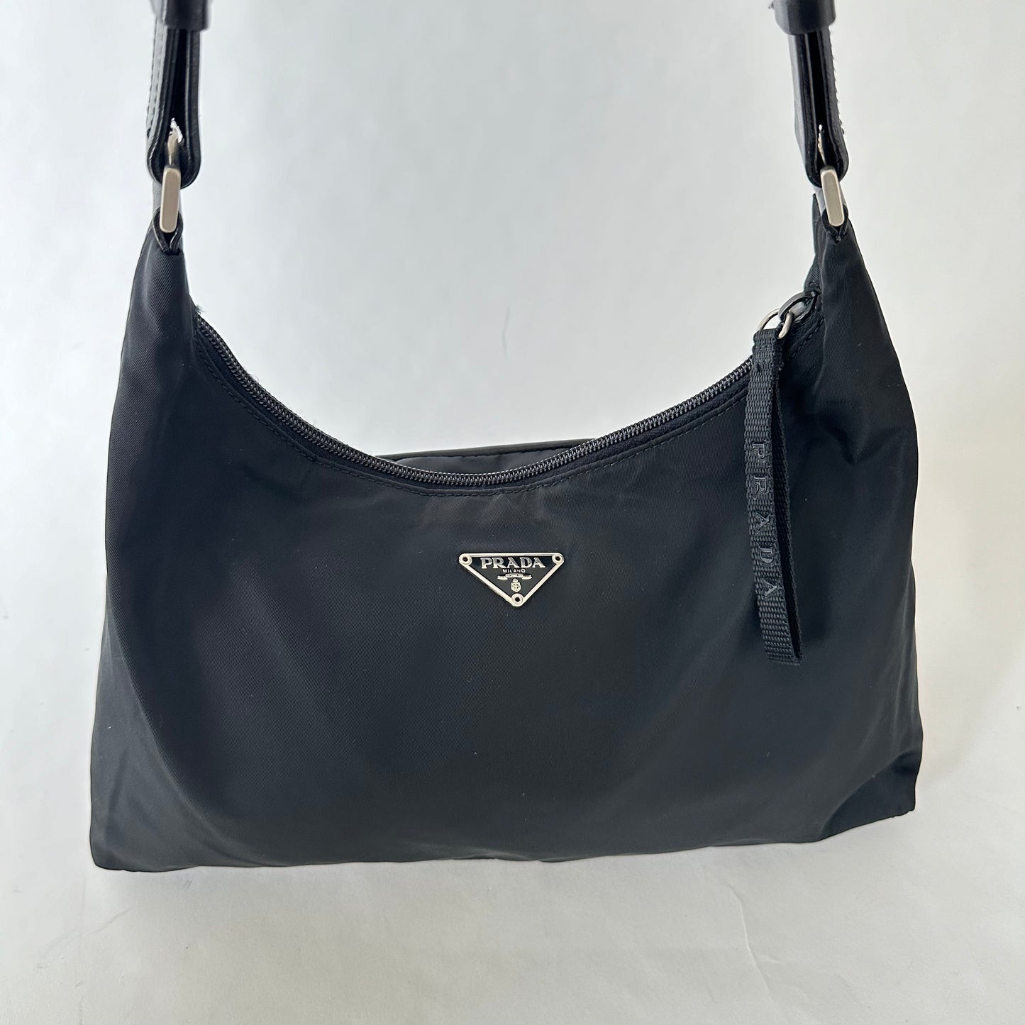 Prada Black Nylon Shoulder Bag