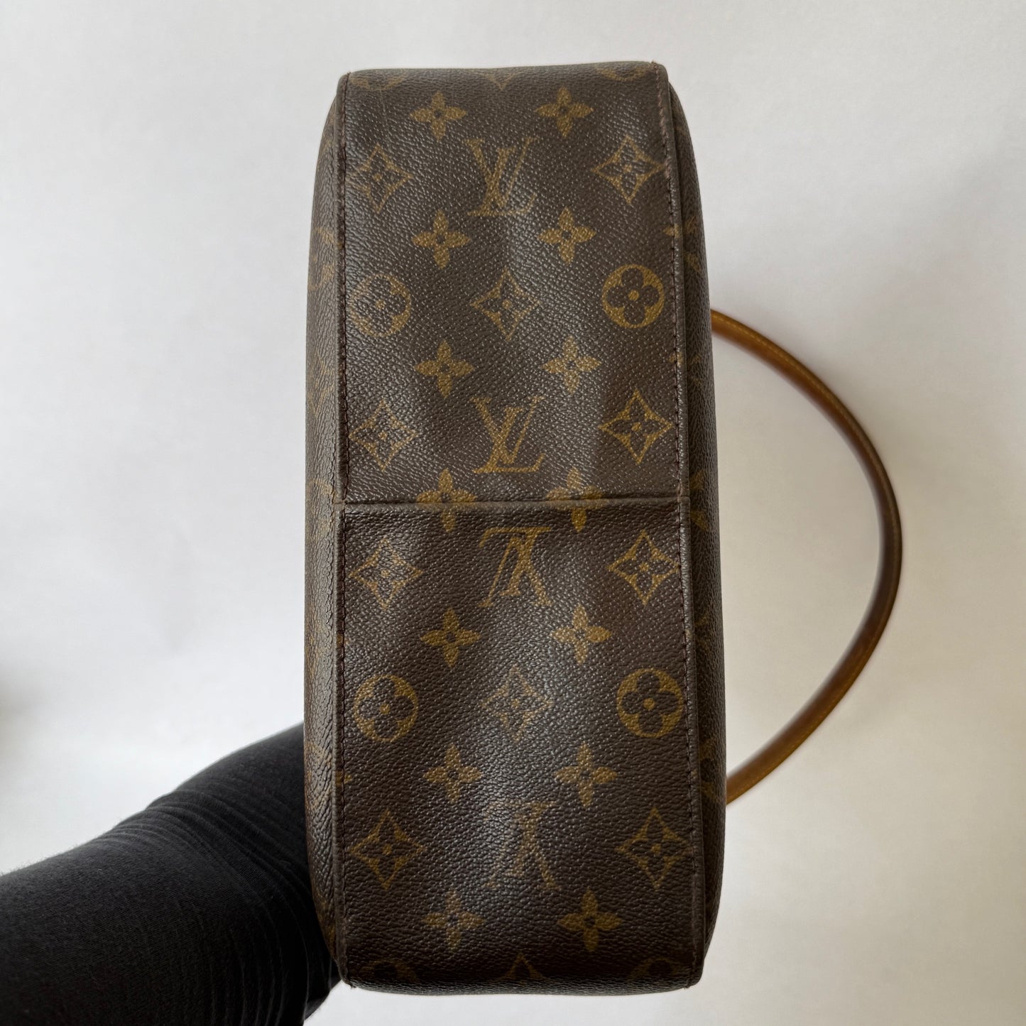 Louis Vuitton Brown Monogram Looping GM Shoulder Bag