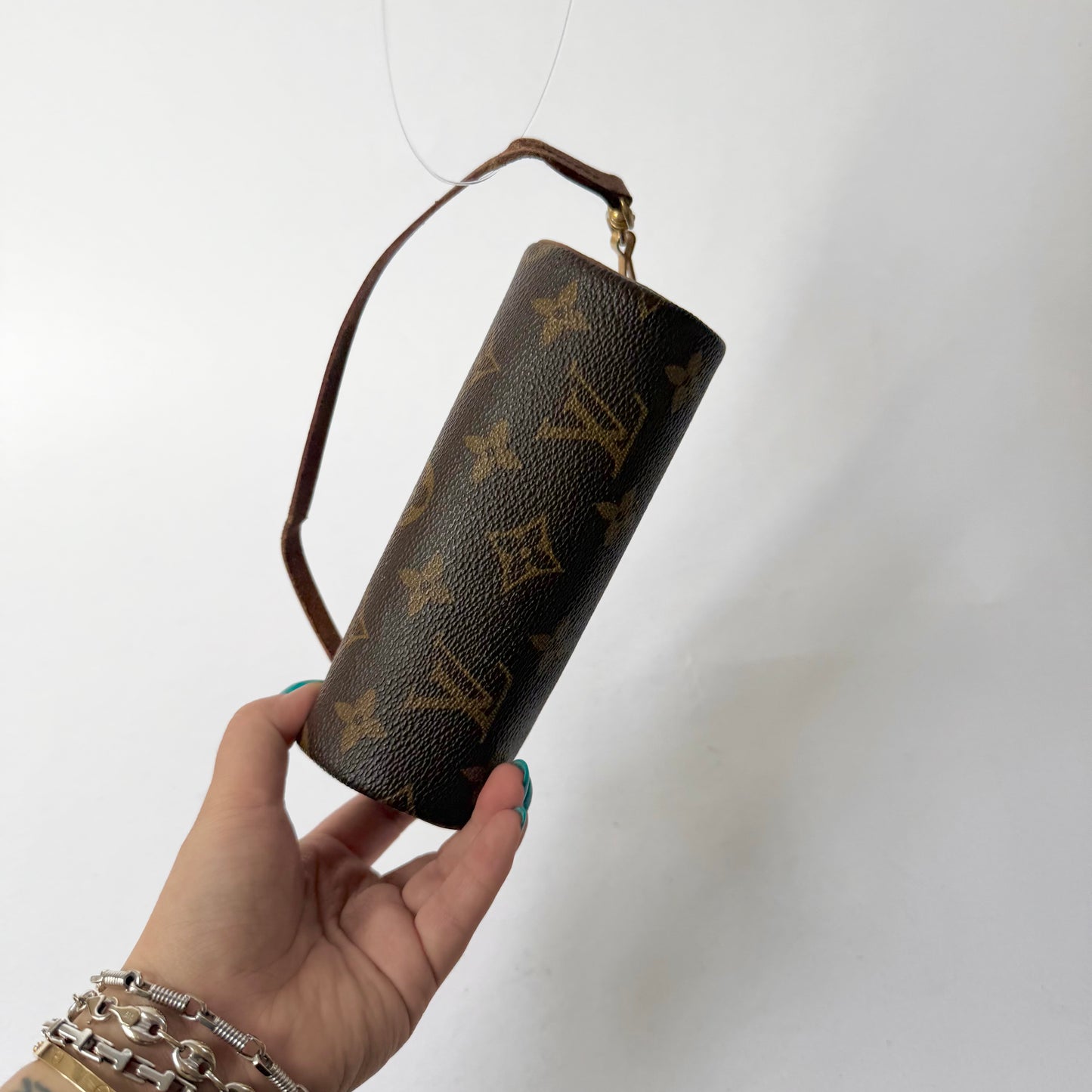 Louis Vuitton Brown Classic Monogram Mini Papillon Pochette