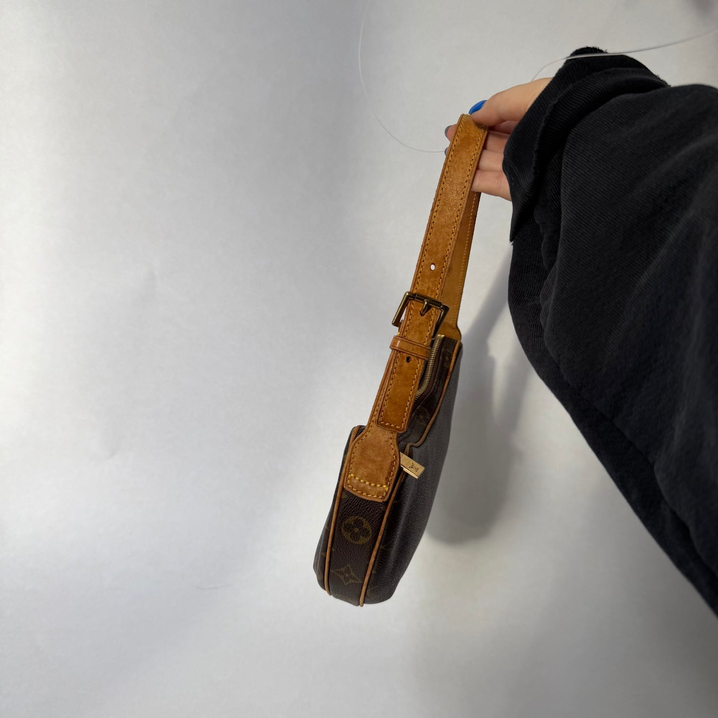 Louis Vuitton Brown Canvas Monogram Croissant PM Shoulder Bag