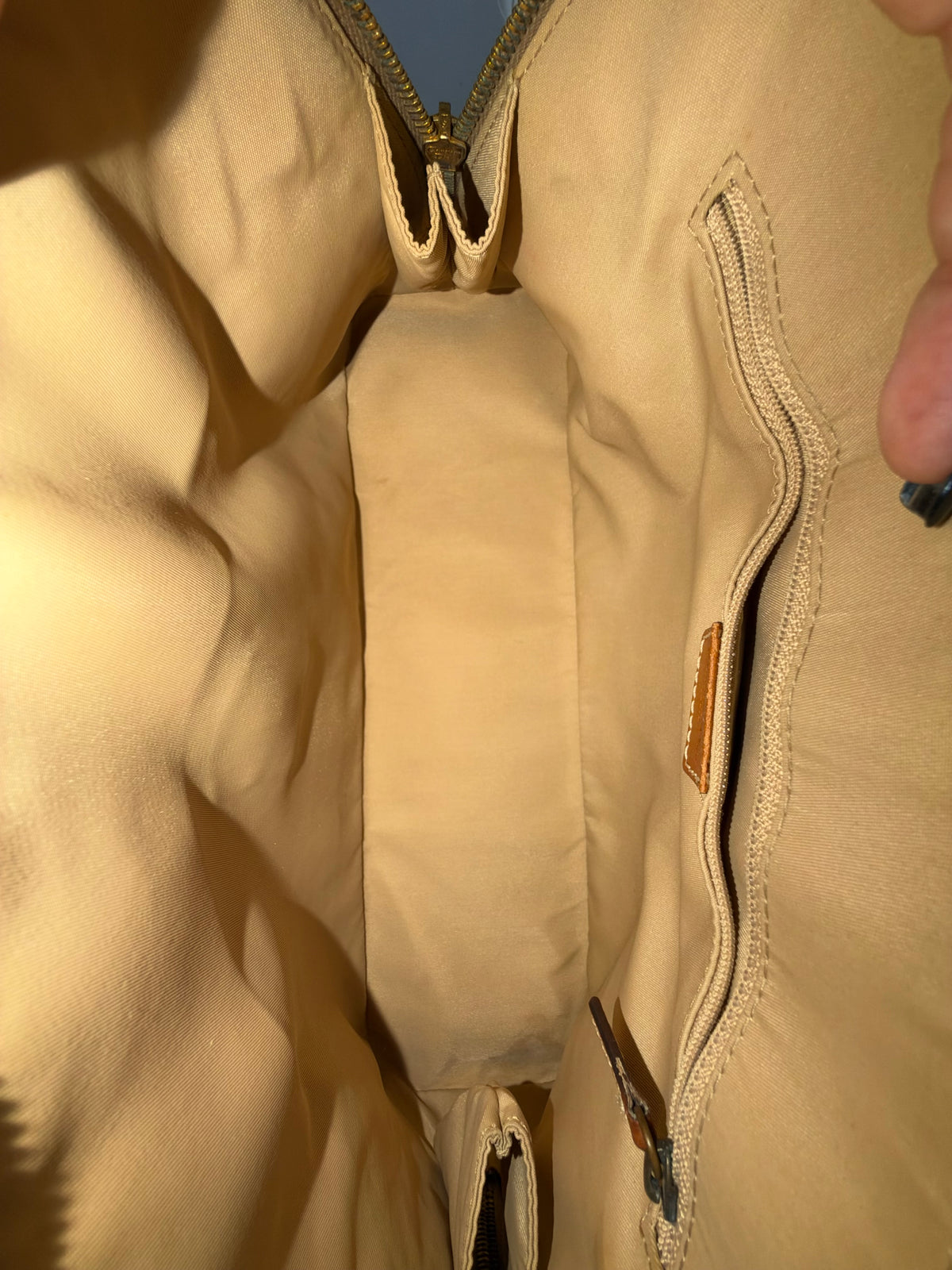 Christian Dior Brown Cavnas & Leather Street Chic Top Handle Boston Bag