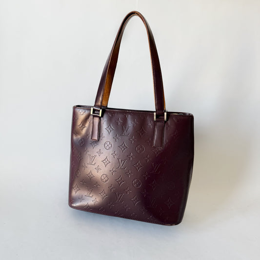 Louis Vuitton Mat Purple Stockton Tote Bag