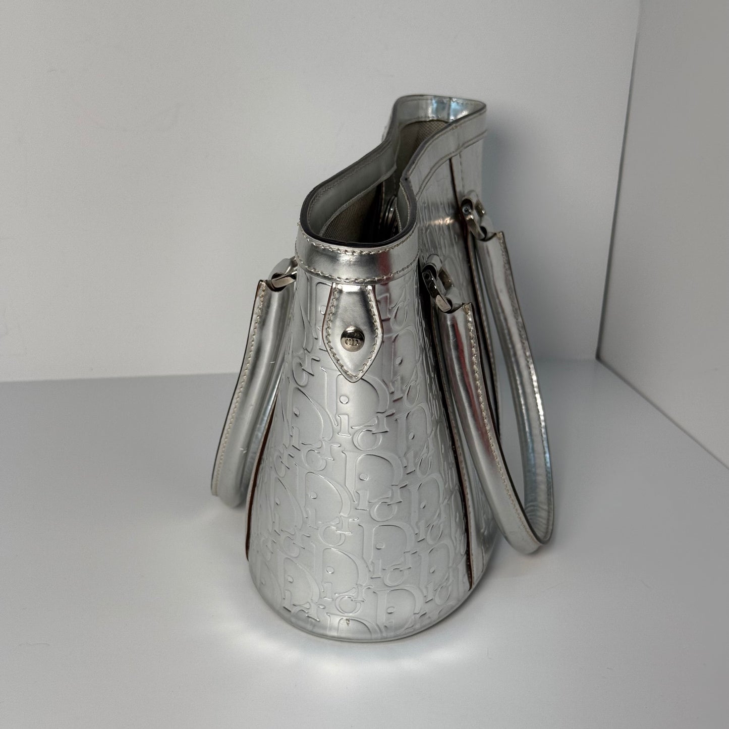 Christian Dior Metallic Oblique Tote Bag