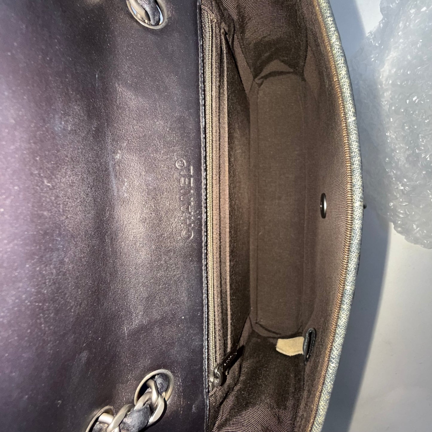 Chanel Denim Chocolate Bar Medium Flap