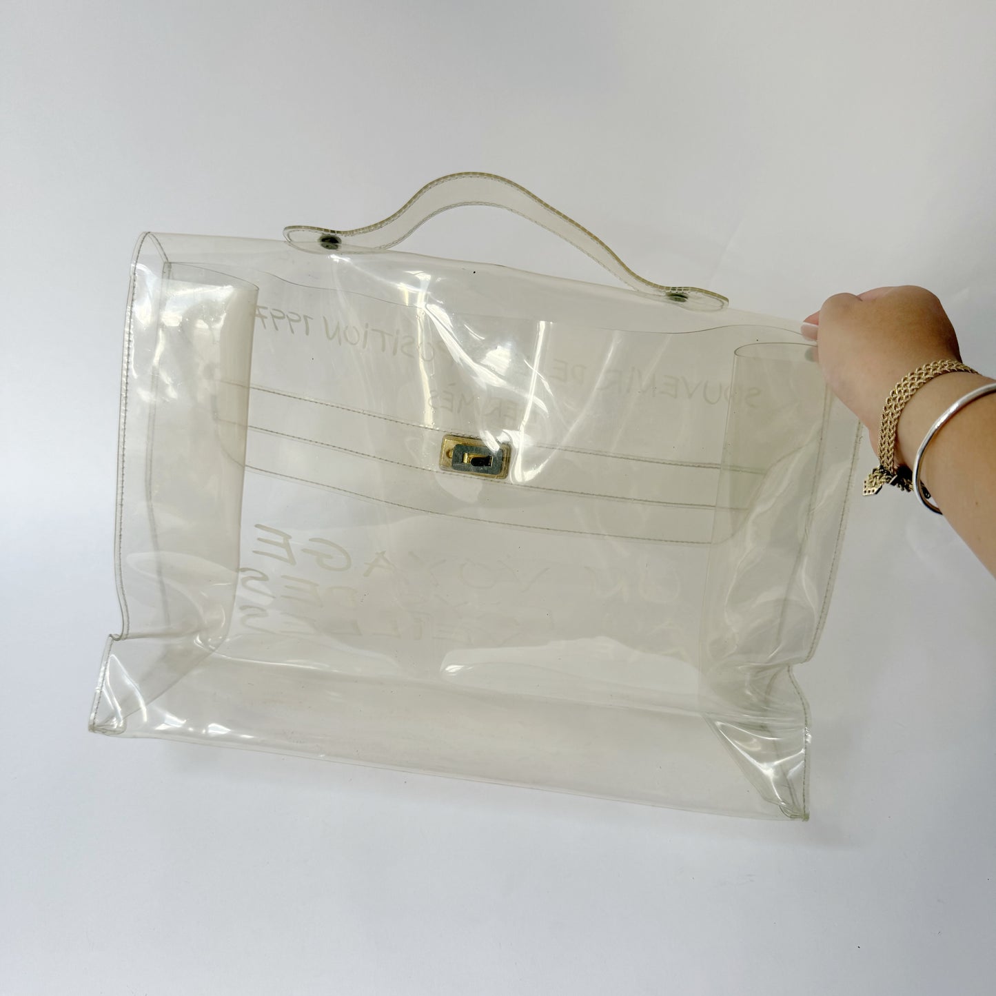 Hermes 1997 Limited Edition PVC Vinyl Kelly Bag