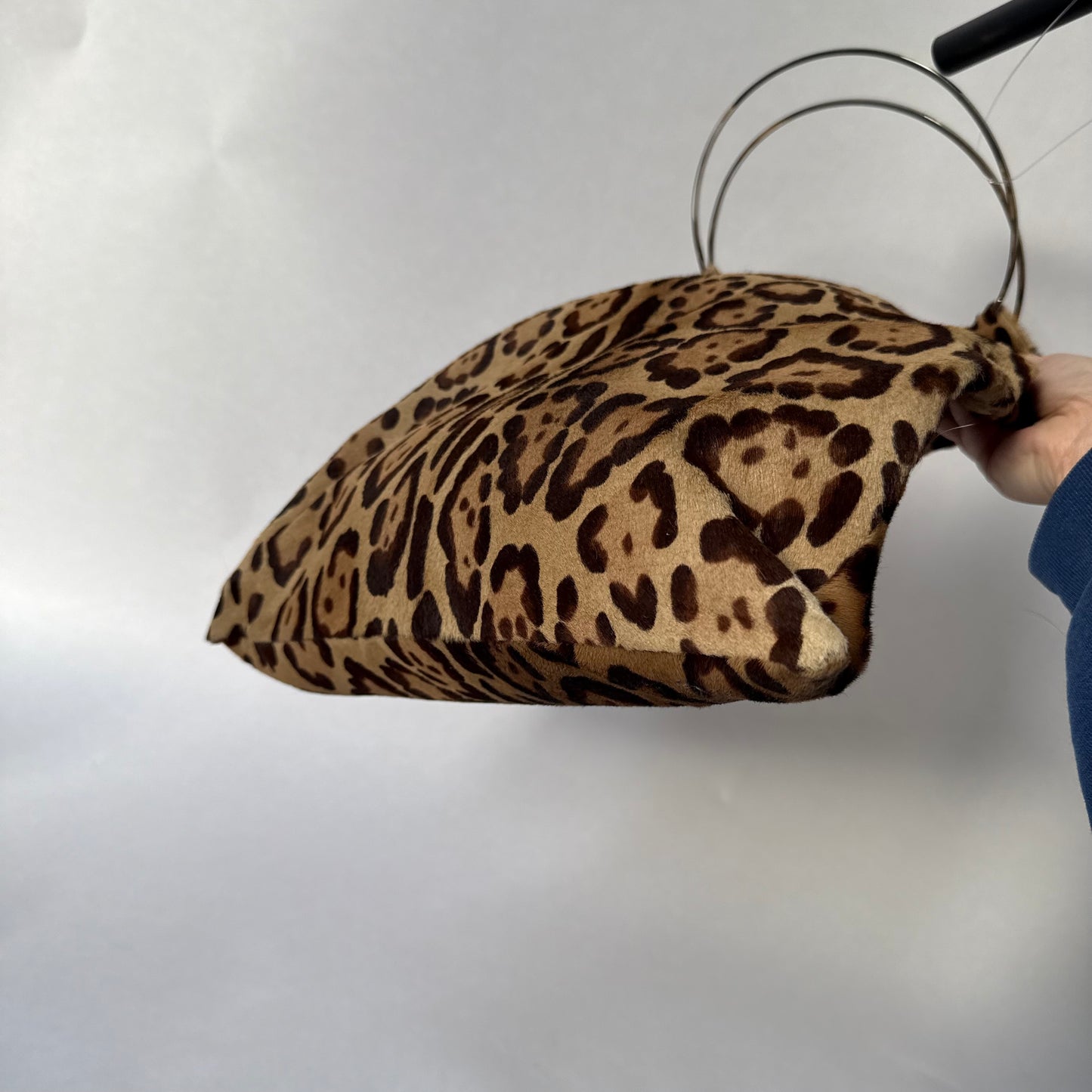 Fendi Brown Multicolored Ponyhair Tote Bag