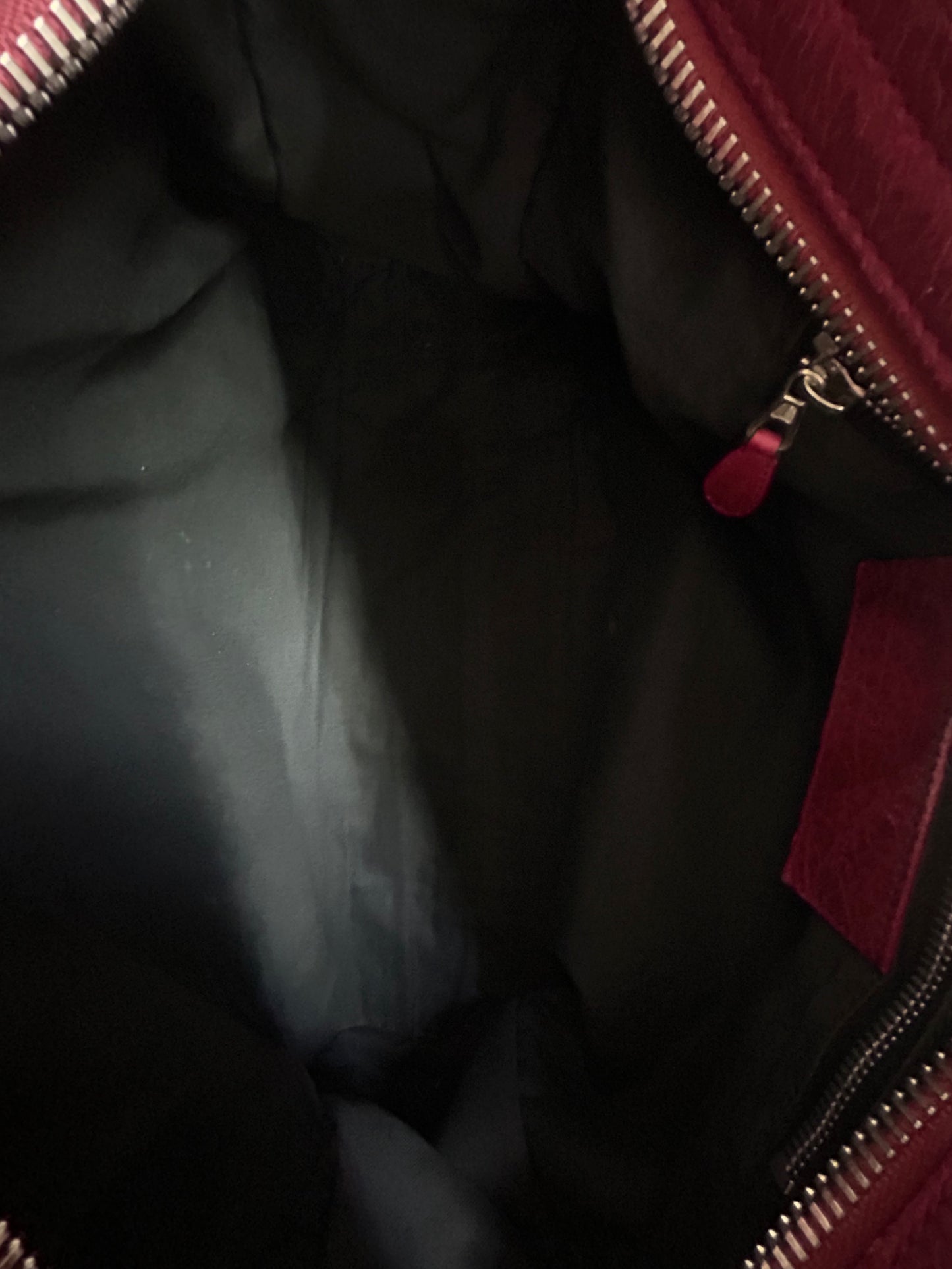 Balenciaga Red Leather Brogues Giant City Bag