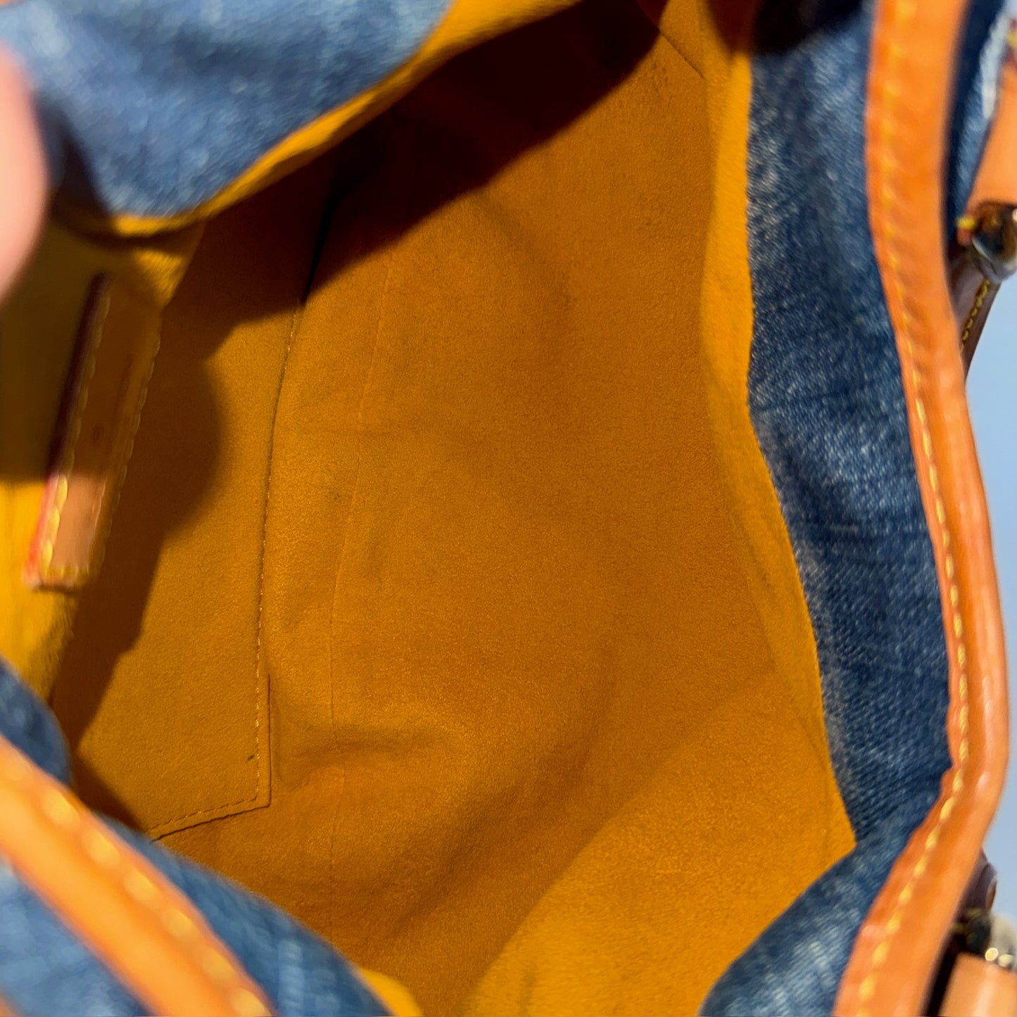 Louis Vuitton Denim Monogram Mini Pleaty Shoulder Bag