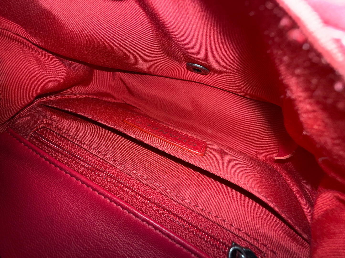Chanel Hot Pink Mini Paris-Seoul Crochet Lambskin Square Flap Bag